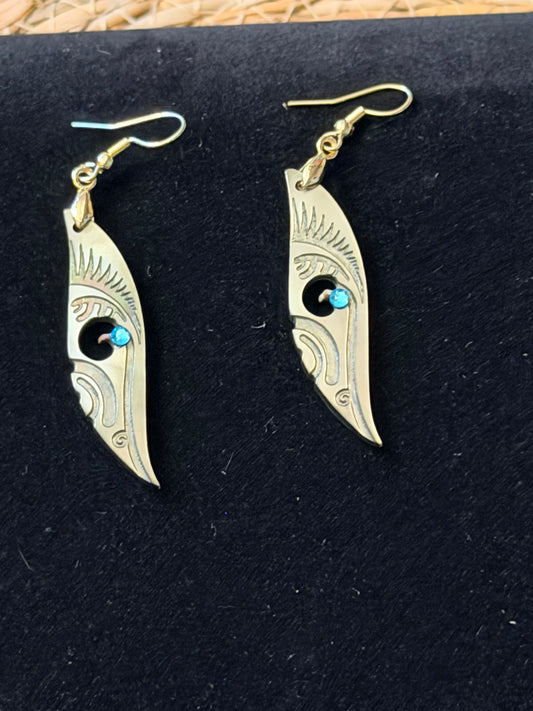 Ocean Glow Mother of Pearl Earrings