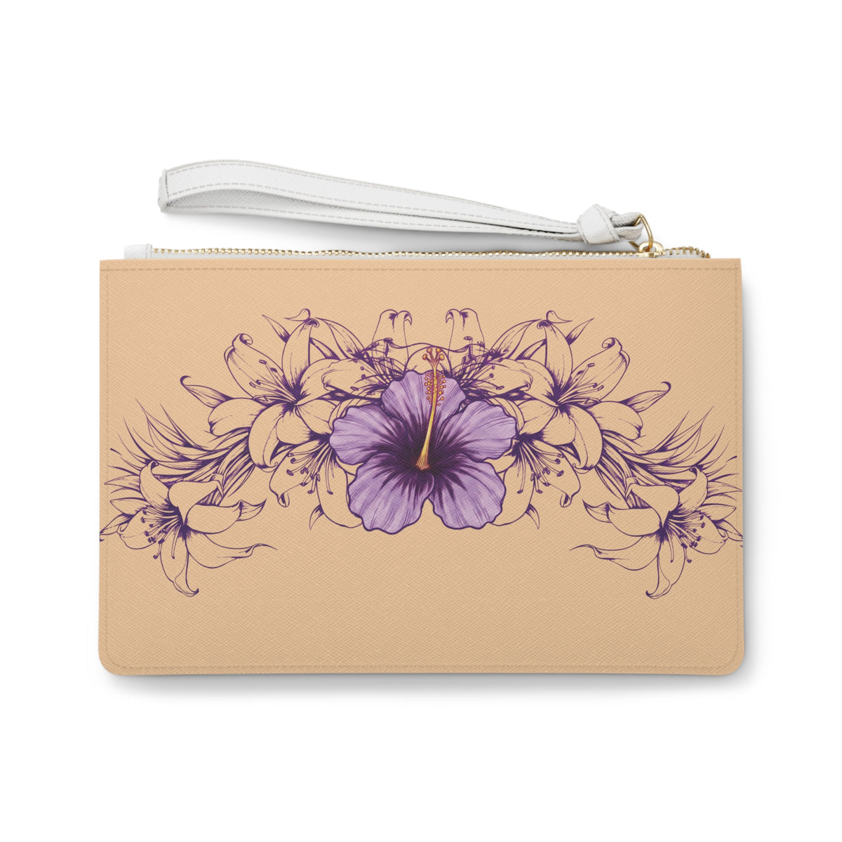 Lily Lei Clutch Bag | Original MoanaSina Creations Floral Wristlet