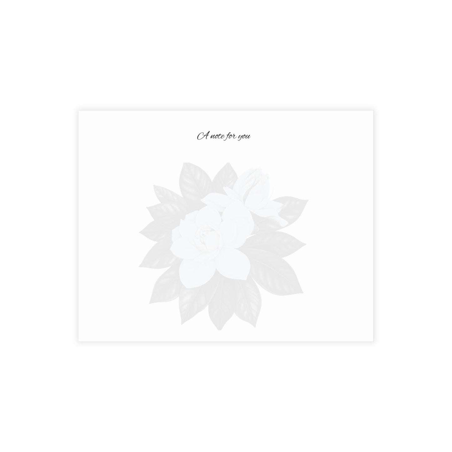 Talofa Lava Gardenia Postcards – Tropical Samoan Greeting Cards | Elegant Pacific-Inspired Stationery by MoanaSina Creations