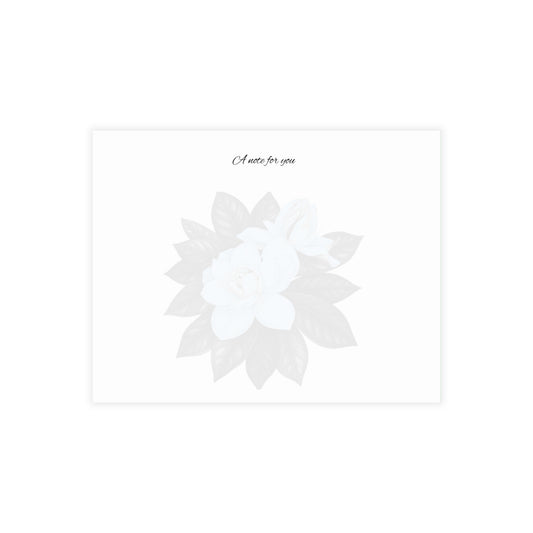 Talofa Lava Gardenia Postcards – Tropical Samoan Greeting Cards | Elegant Pacific-Inspired Stationery by MoanaSina Creations
