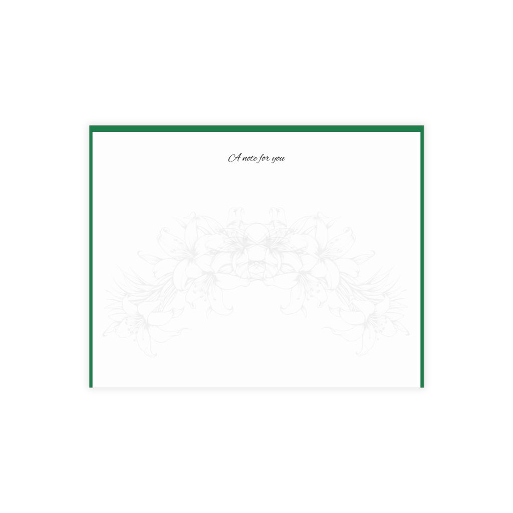 Aloha Note Cards with Envelopes (Green)