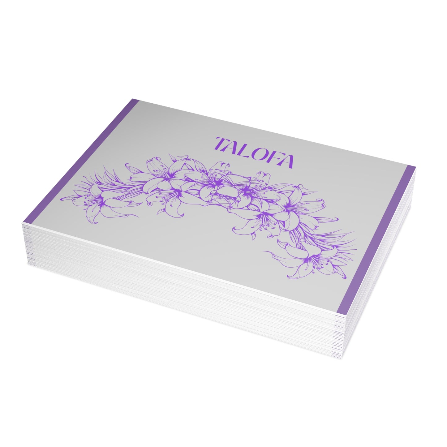 Talofa Floral Greeting Card – Samoan Welcome Card Pack (10/30)