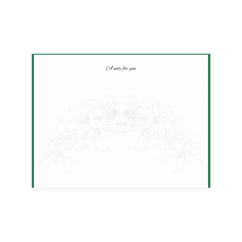 Aloha Note Cards with Envelopes (Green)