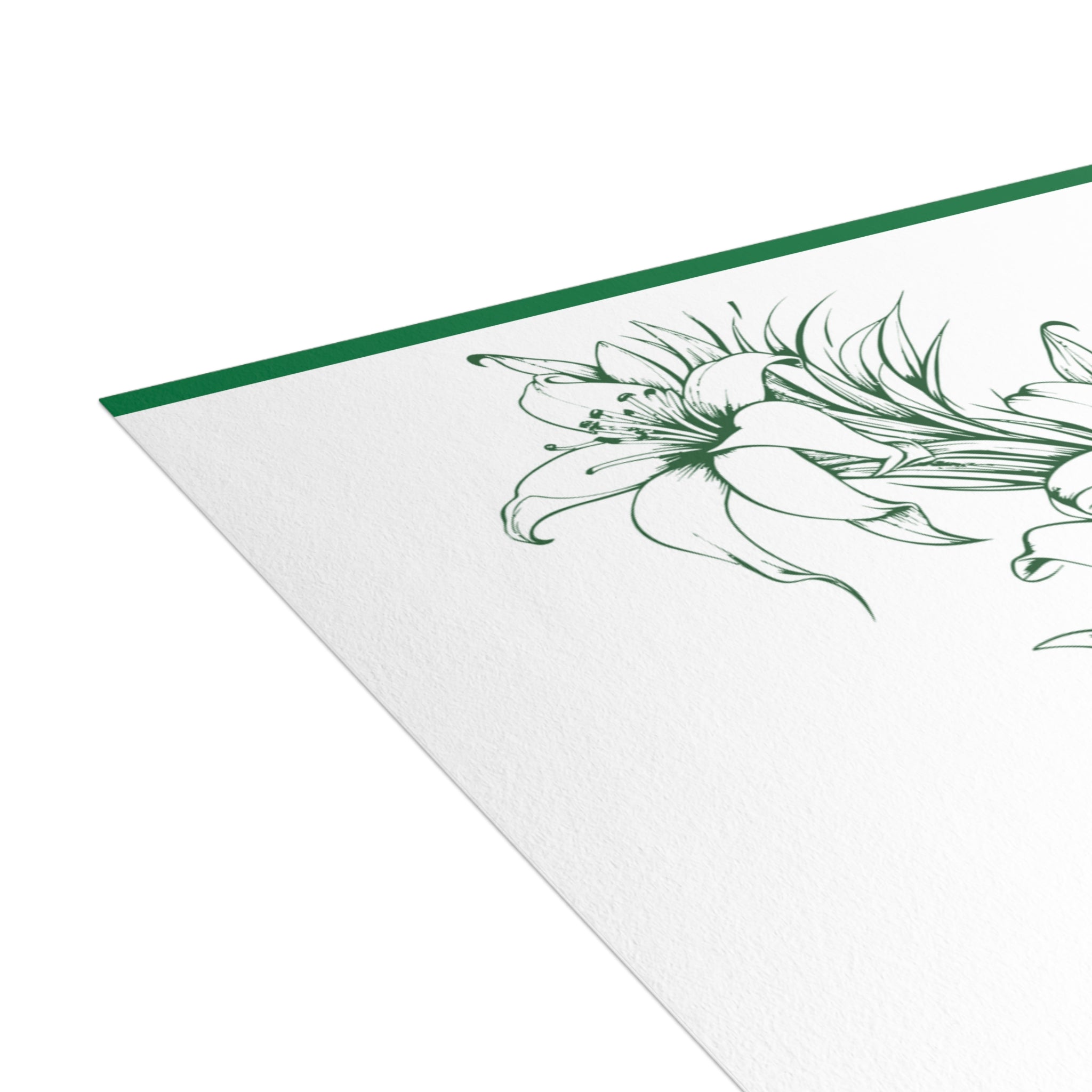 Aloha Note Cards with Envelopes (Green)