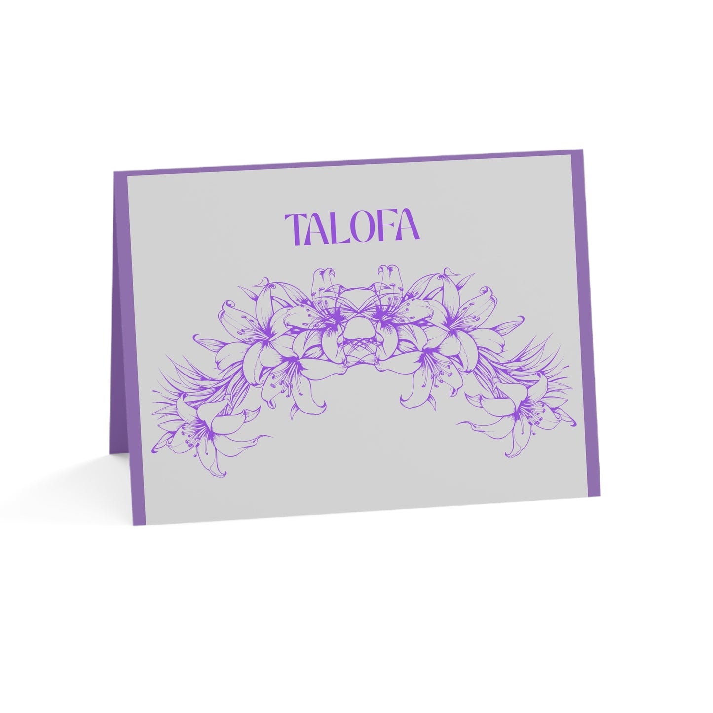 Talofa Floral Greeting Card – Samoan Welcome Card Pack (10/30)