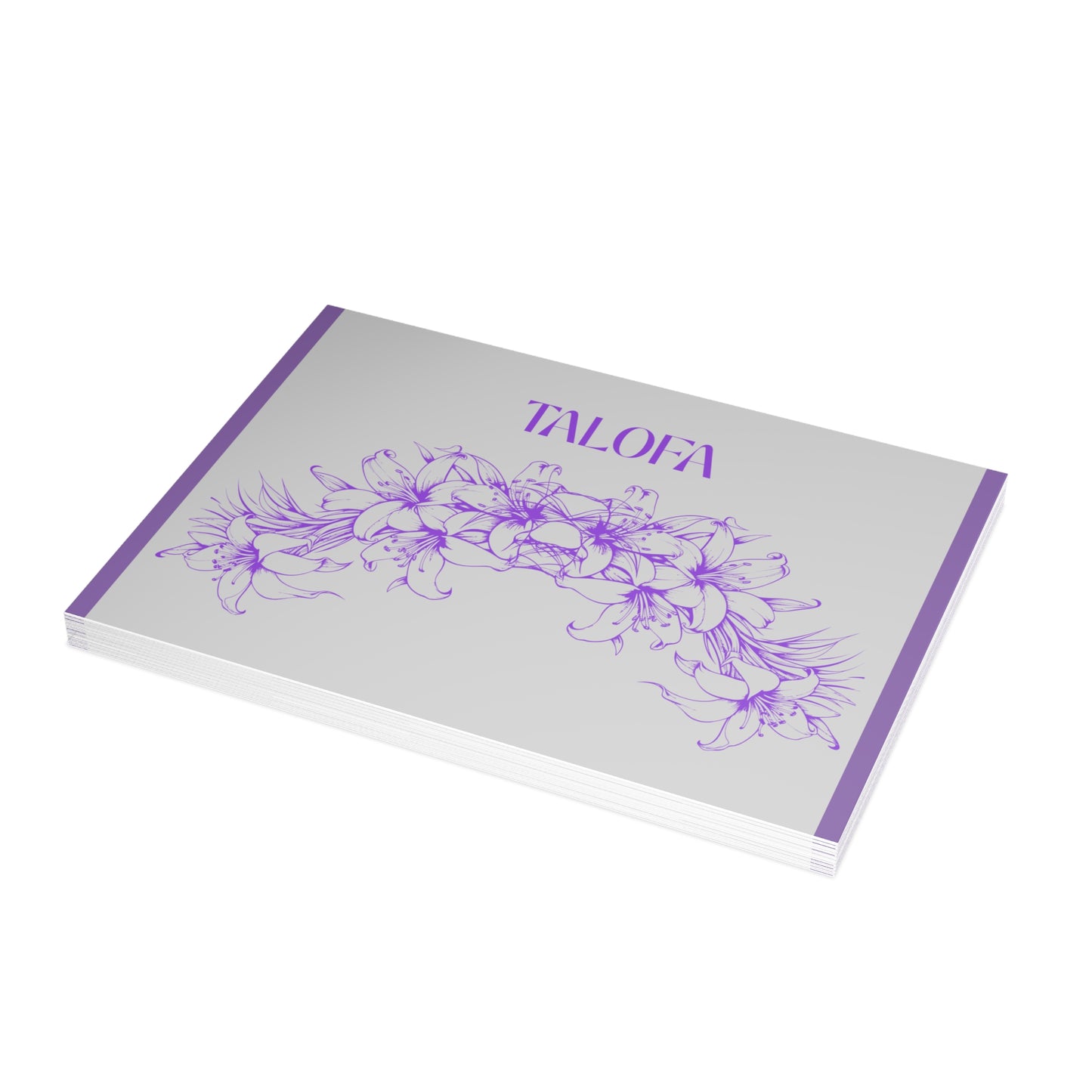 Talofa Floral Greeting Card – Samoan Welcome Card Pack (10/30)