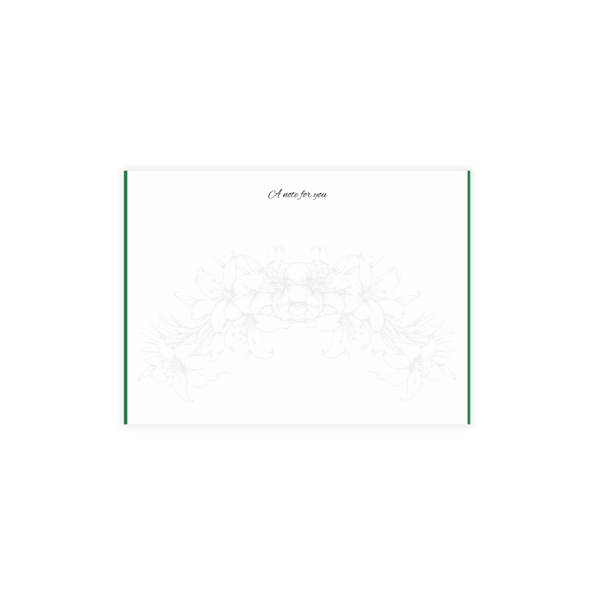 Aloha Note Cards with Envelopes (Green)