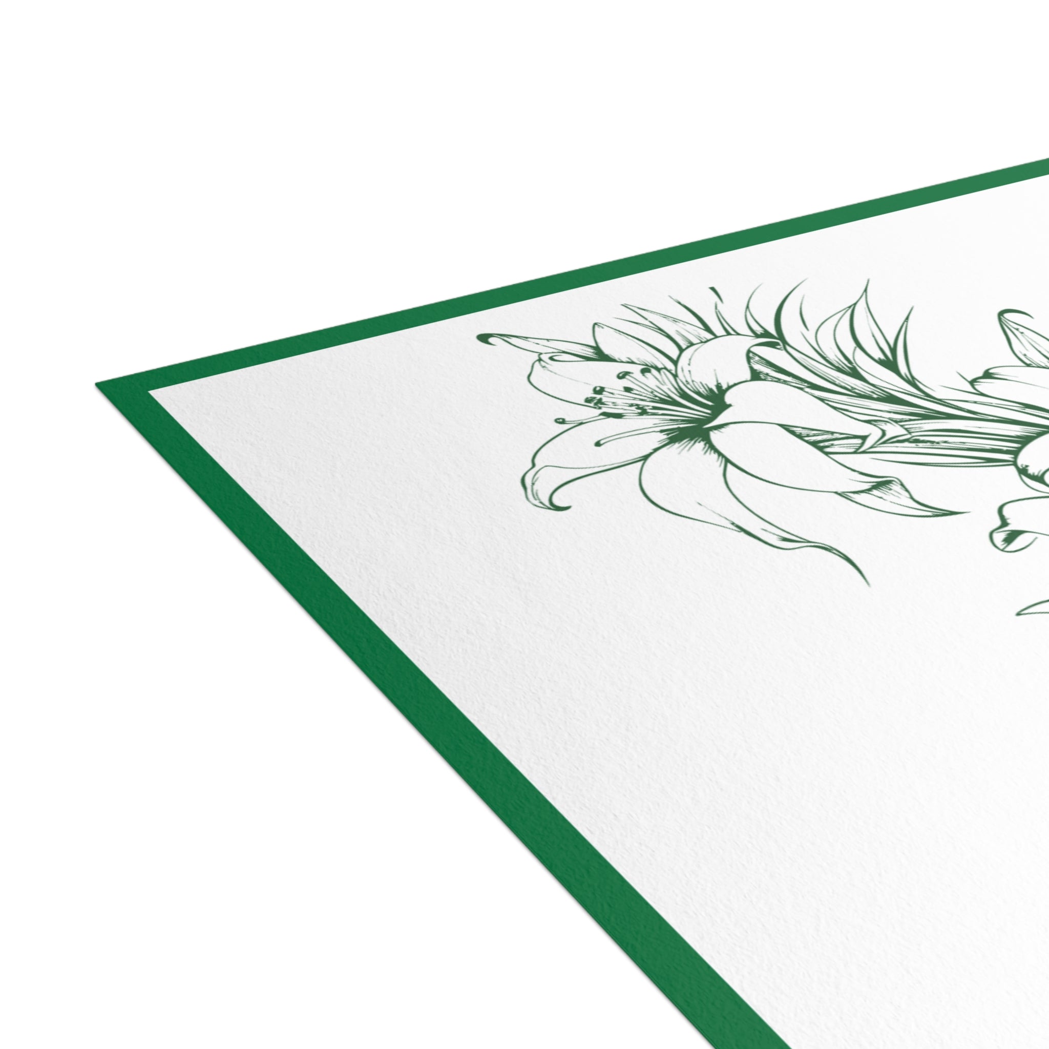 Aloha Note Cards with Envelopes (Green)