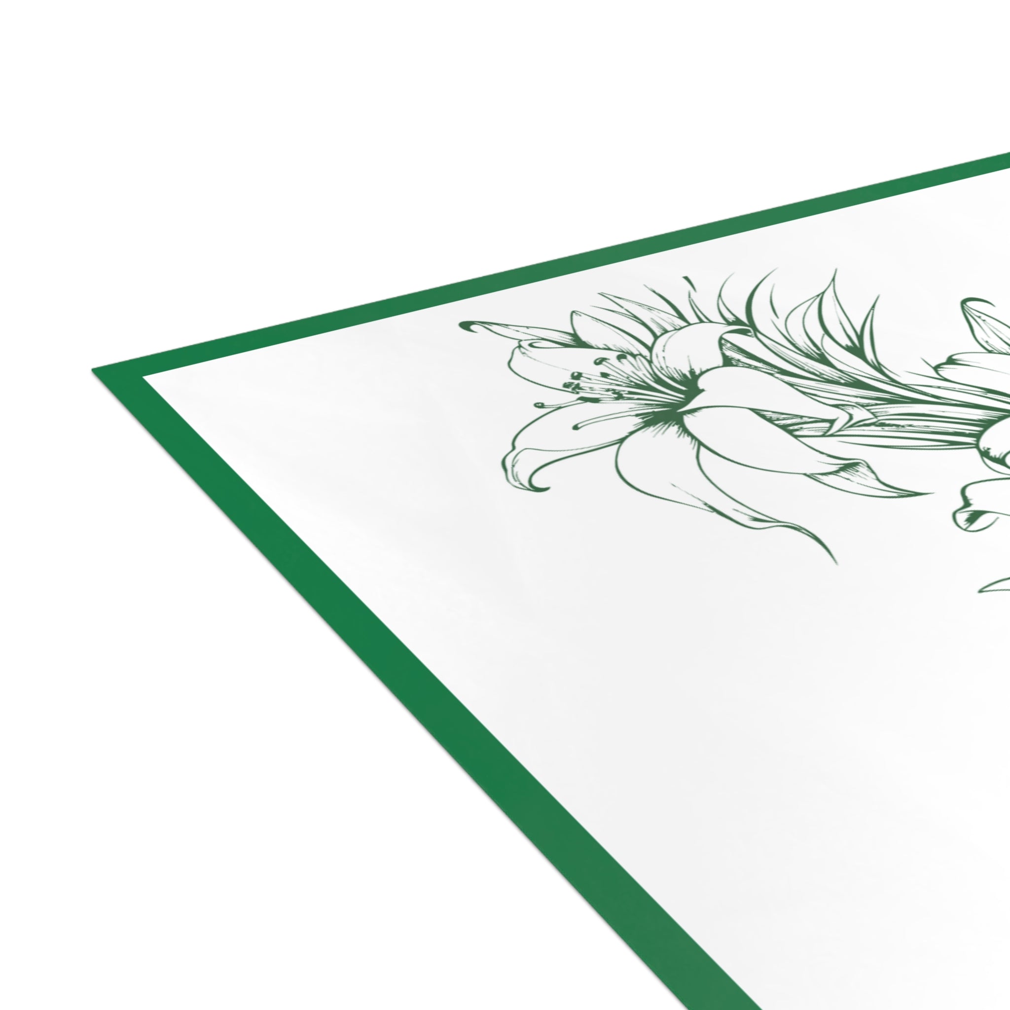 Aloha Note Cards with Envelopes (Green)