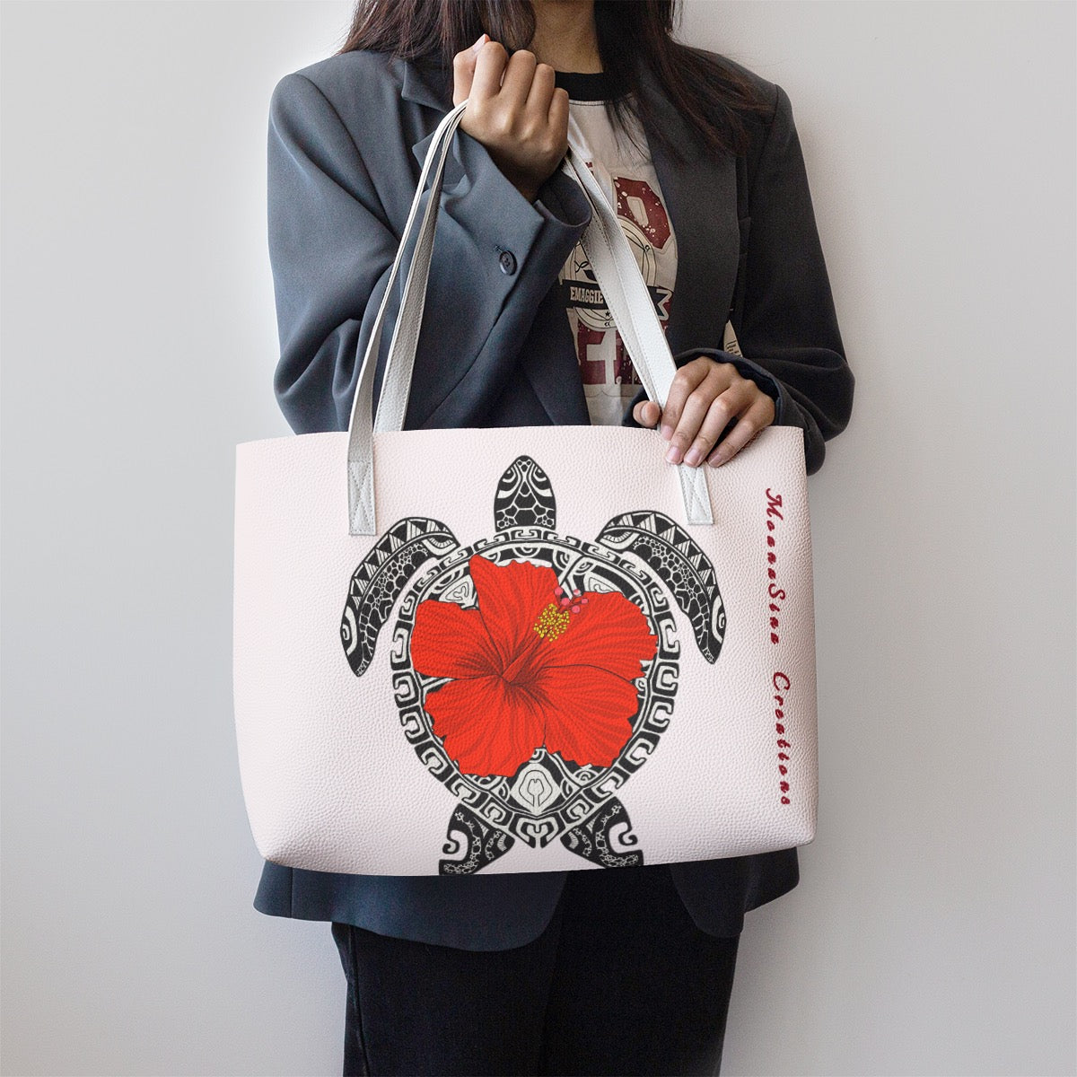 Sea Turtle Laumei Heritage Premium Shoulder Bag - Tatau Design Collection