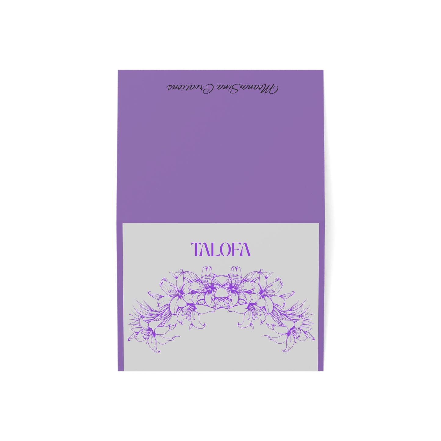 Talofa Floral Greeting Card – Samoan Welcome Card Pack (10/30)