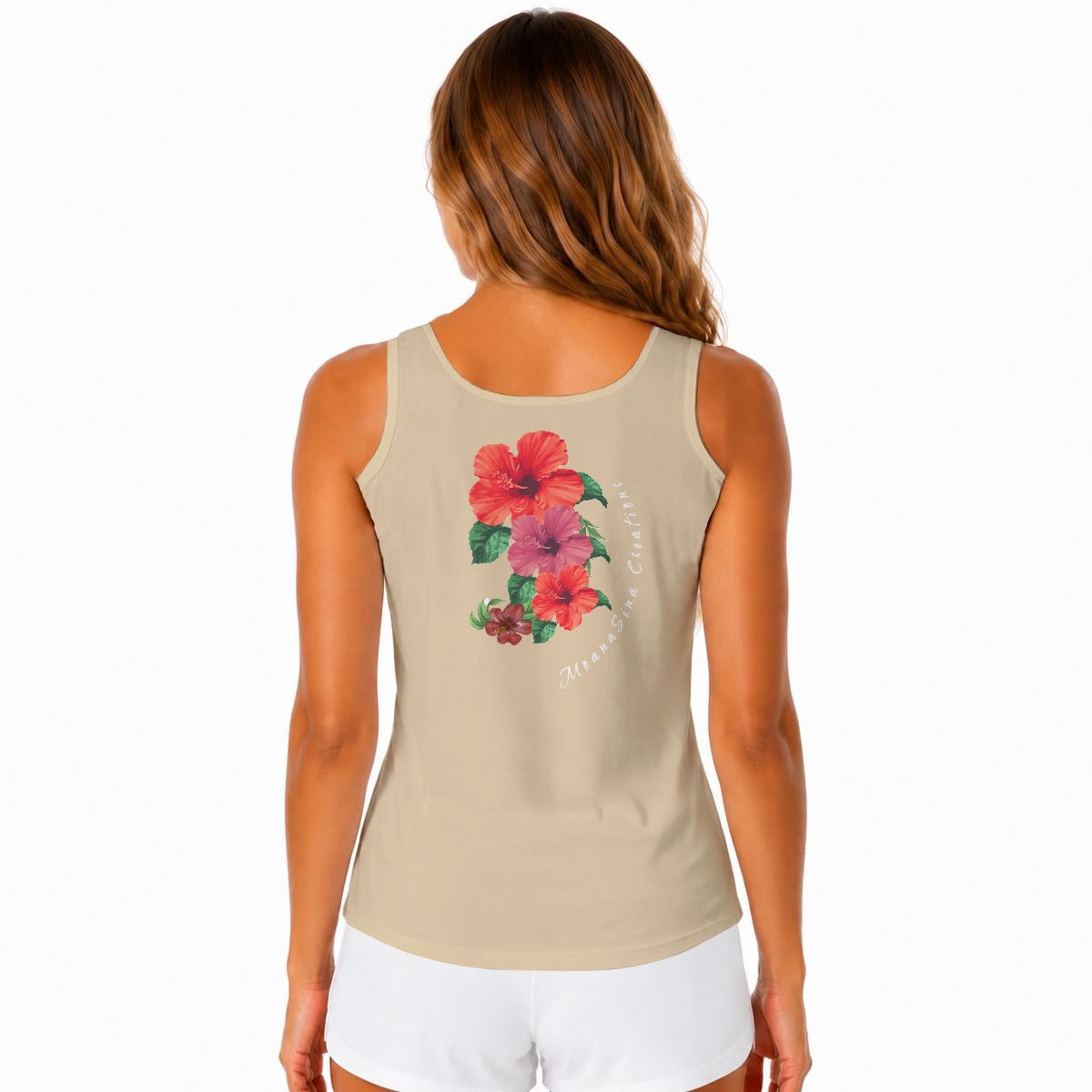 All-Over Print Women Built-in Bra Sports Tank Tops