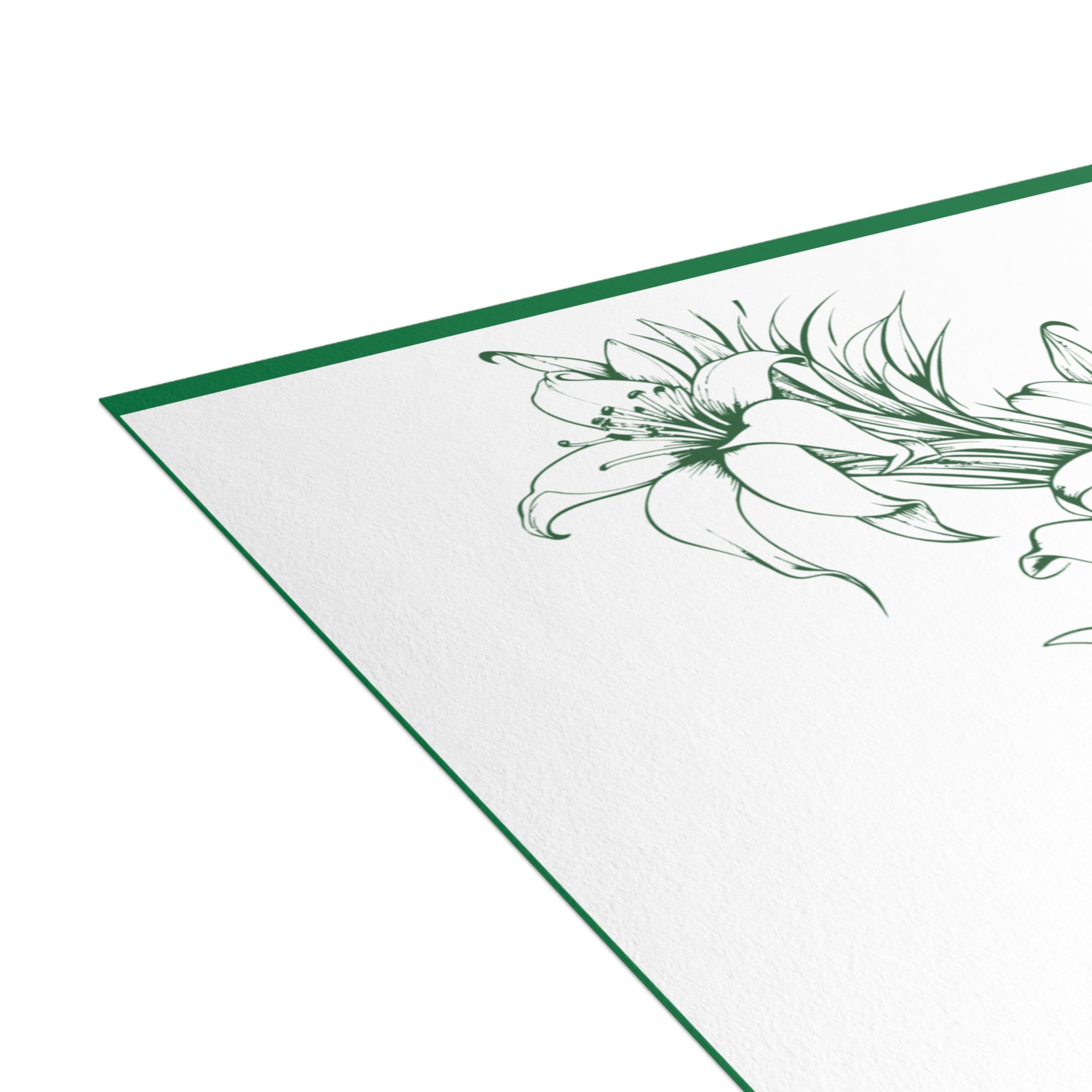 Aloha Note Cards with Envelopes (Green)