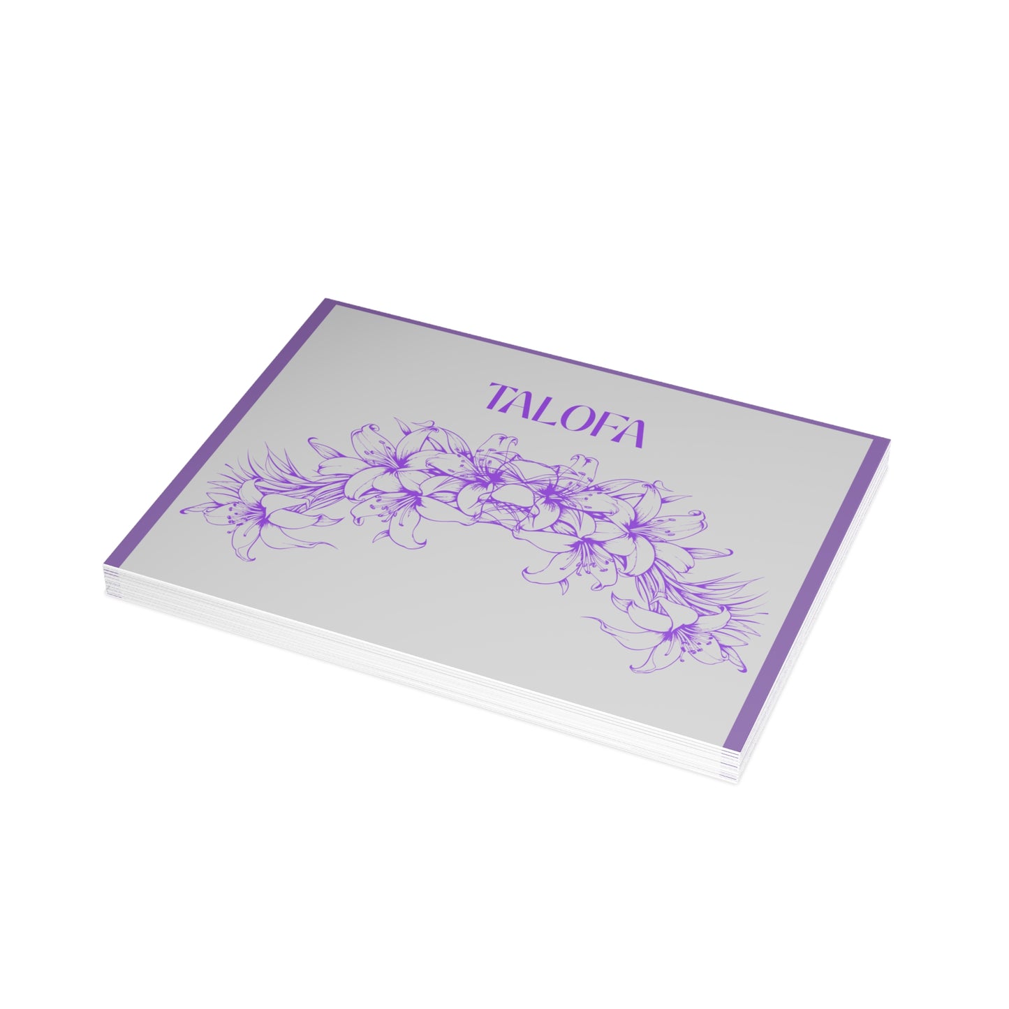 Talofa Floral Greeting Card – Samoan Welcome Card Pack (10/30)