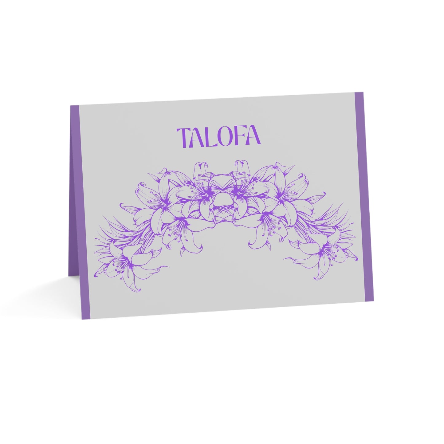 Talofa Floral Greeting Card – Samoan Welcome Card Pack (10/30)