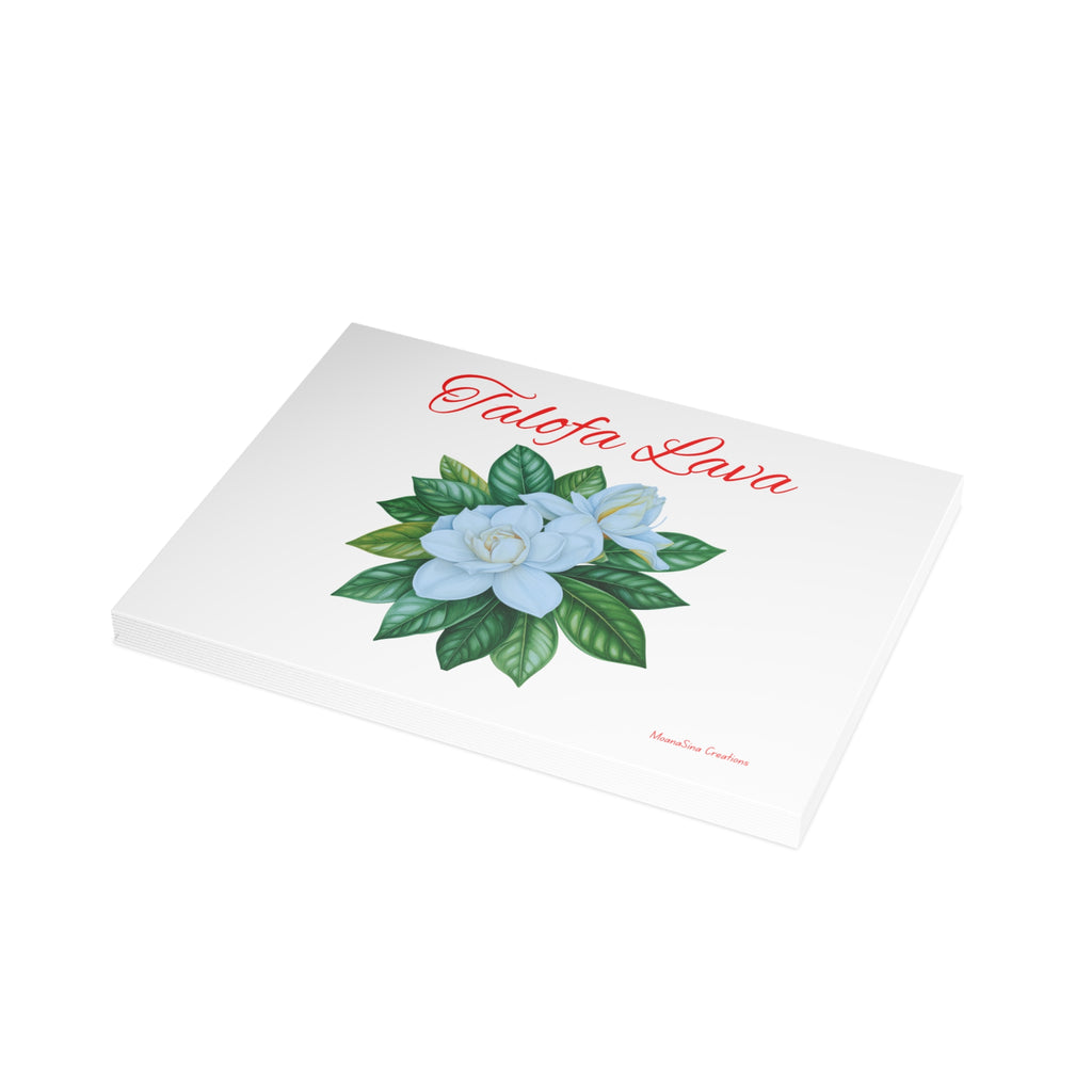Gardenia "Talofa Lava" (Hello) Postcard Bundles (envelopes included)