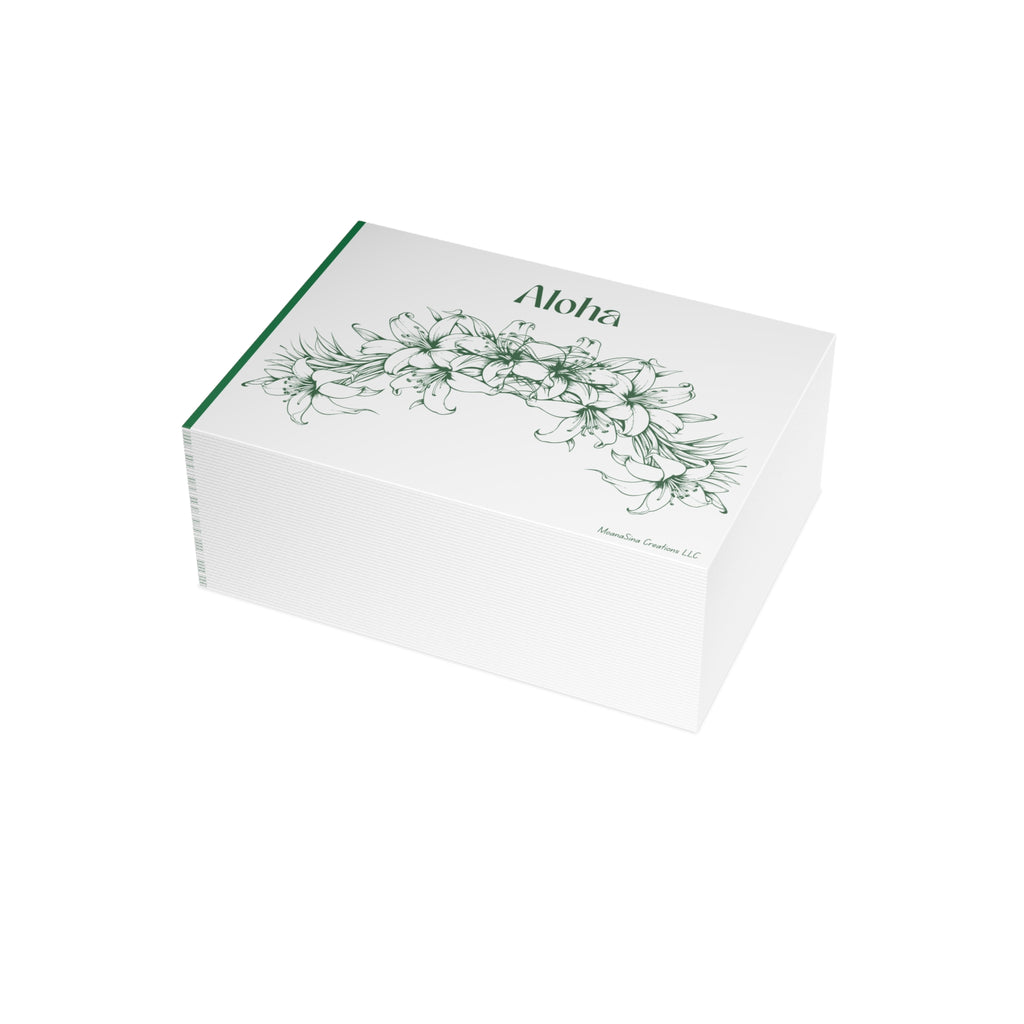 Aloha Note Cards with Envelopes (Green)