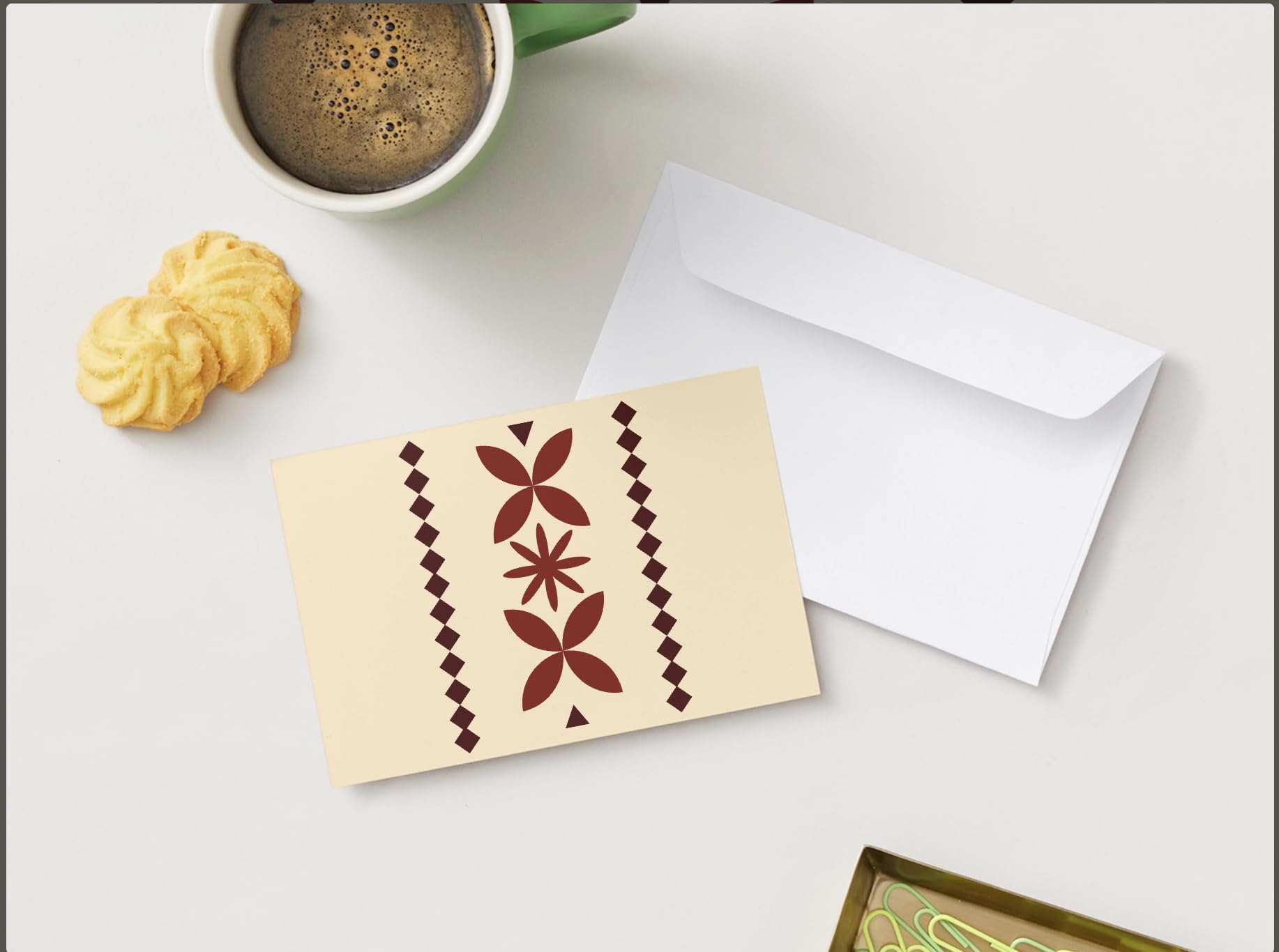 Notecards - Samoan Design (Siapo/Tapa) single sided