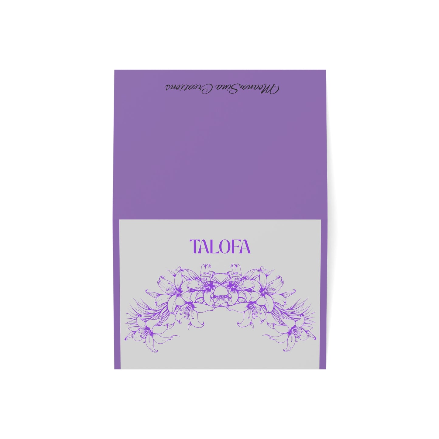 Talofa Floral Greeting Card – Samoan Welcome Card Pack (10/30)