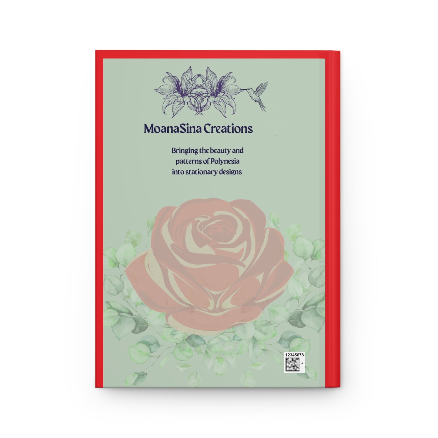 Rose Floral Hardcover Christina Journal - The Perfect Gift