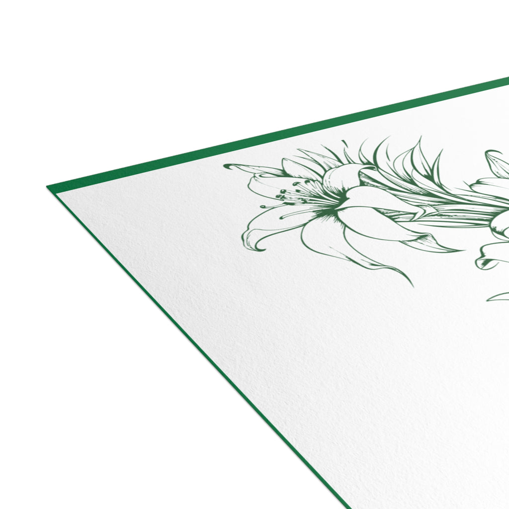 Aloha Note Cards with Envelopes (Green)