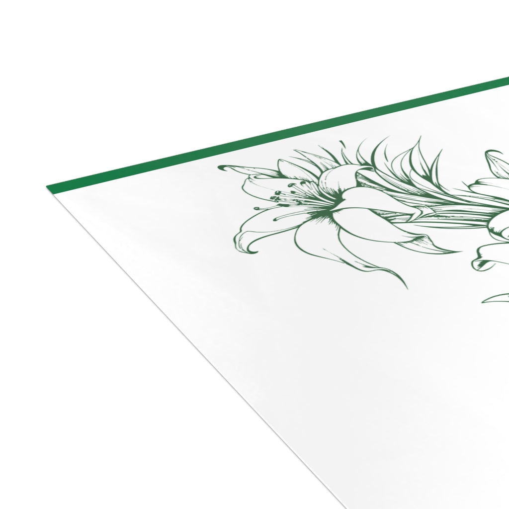 Aloha Note Cards with Envelopes (Green)