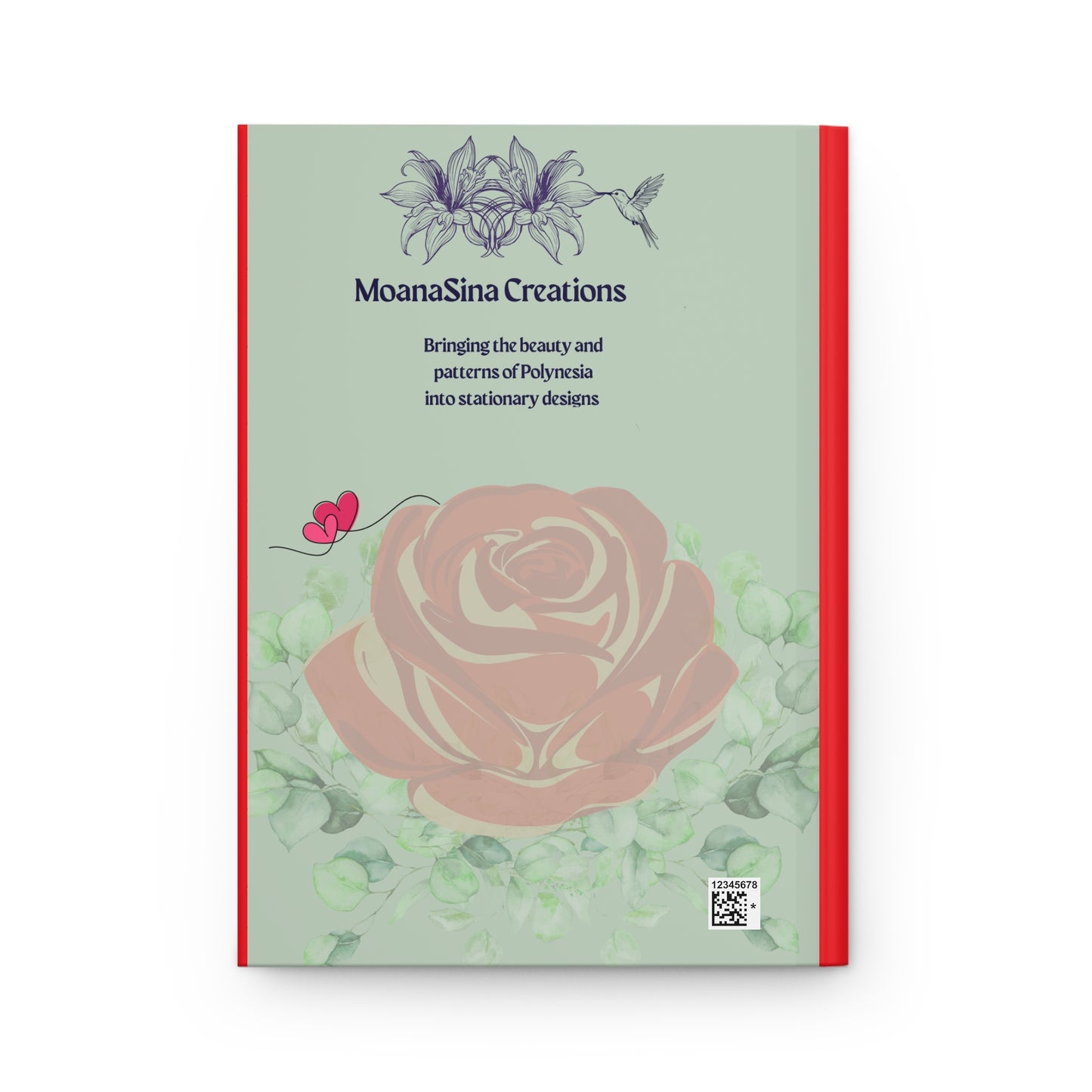 Rose Floral Hardcover Christina Journal - The Perfect Gift