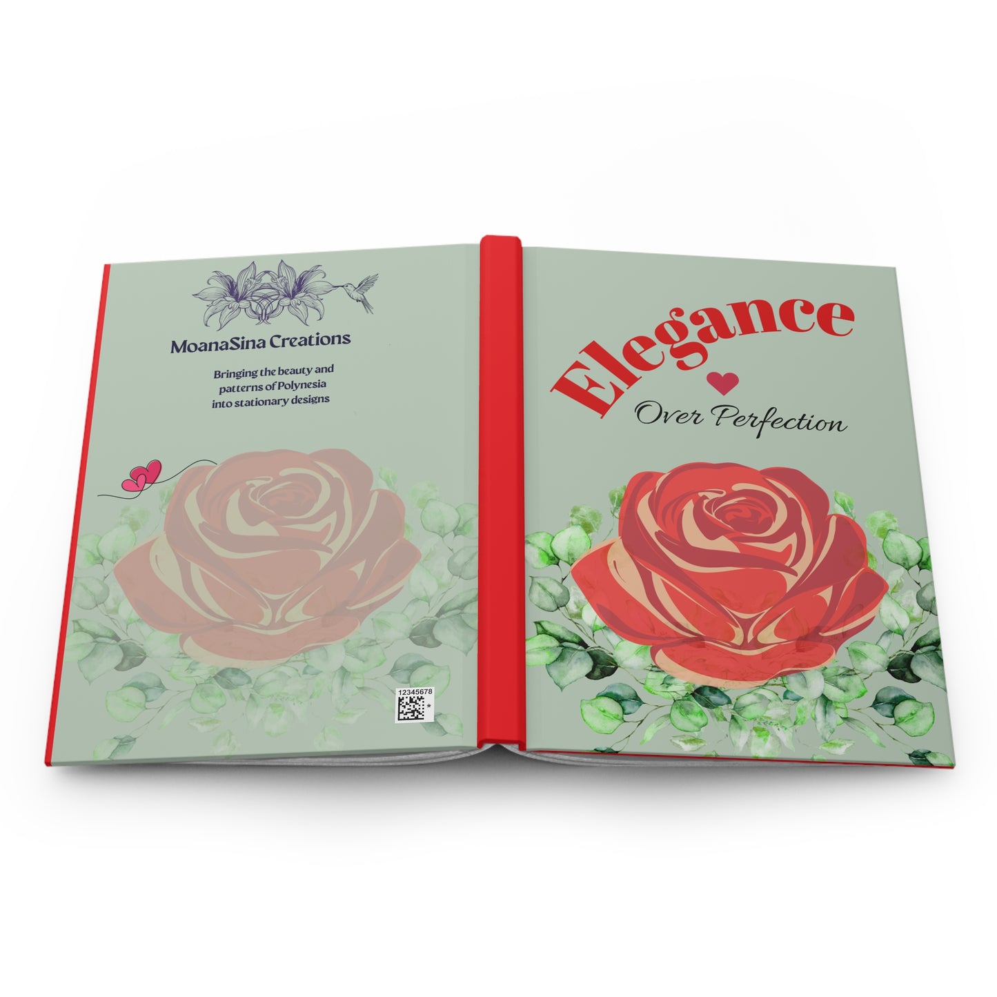 Rose Floral Hardcover Christina Journal - The Perfect Gift