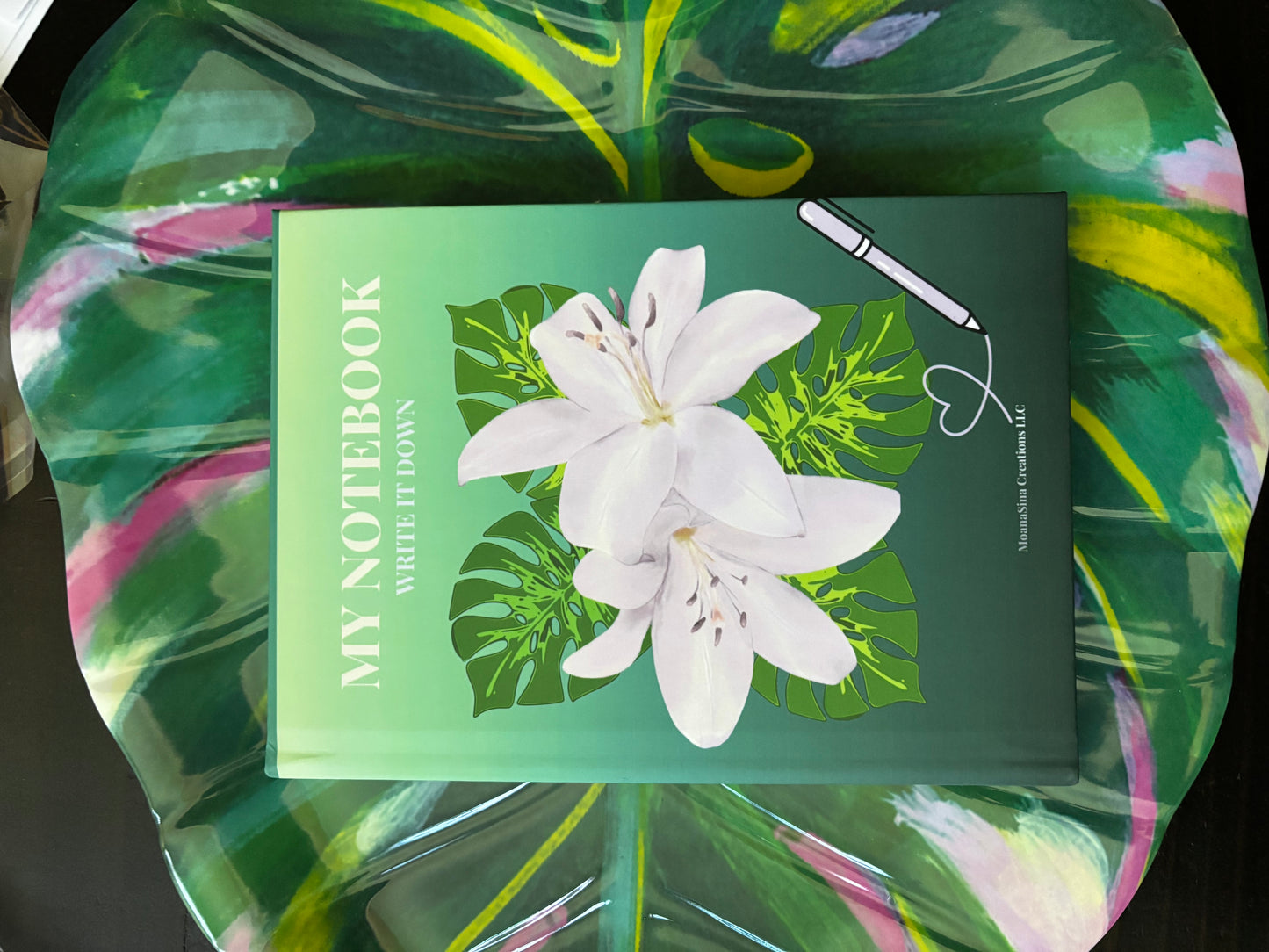 Tatau MoanaSina Polynesian Inspired Hardcover Journal
