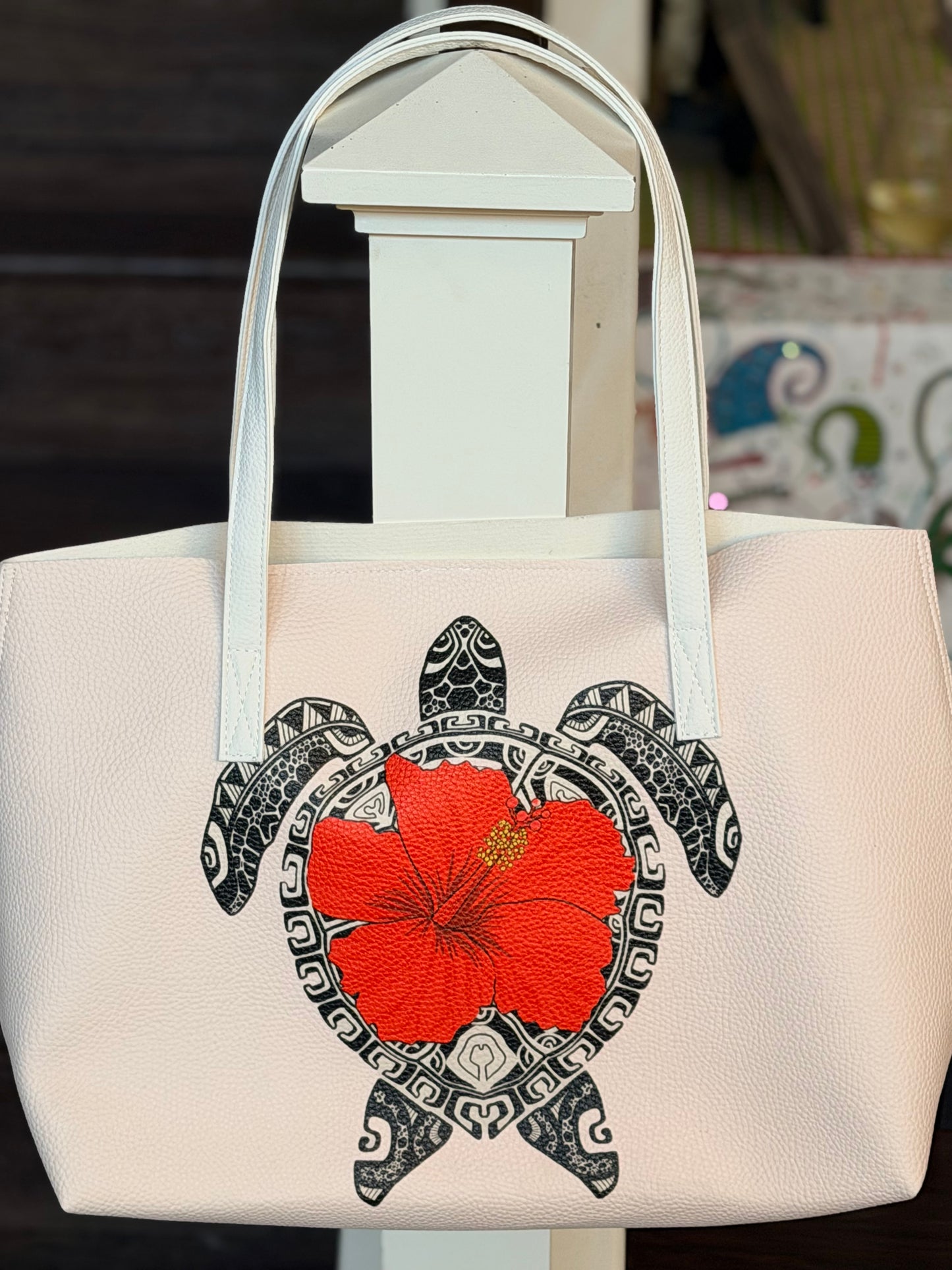 Sea Turtle Laumei Heritage Premium Shoulder Bag - Tatau Design Collection
