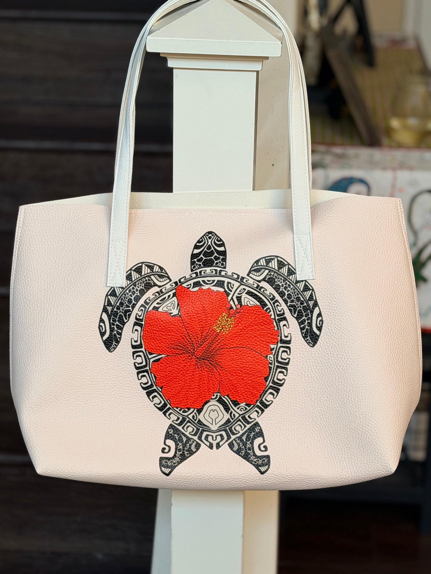 Sea Turtle Laumei Heritage Premium Shoulder Bag - Tatau Design Collection