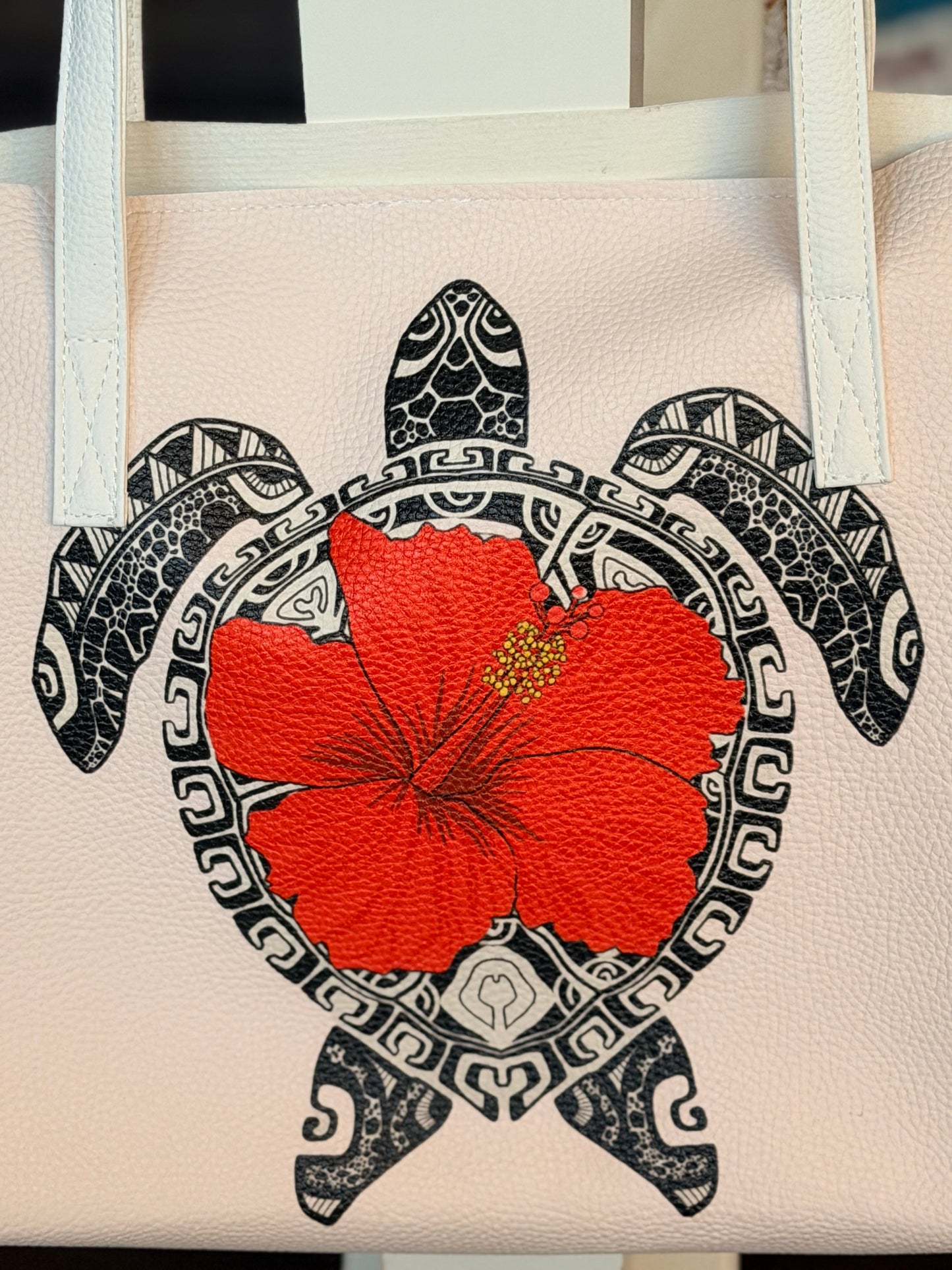 Sea Turtle Laumei Heritage Premium Shoulder Bag - Tatau Design Collection