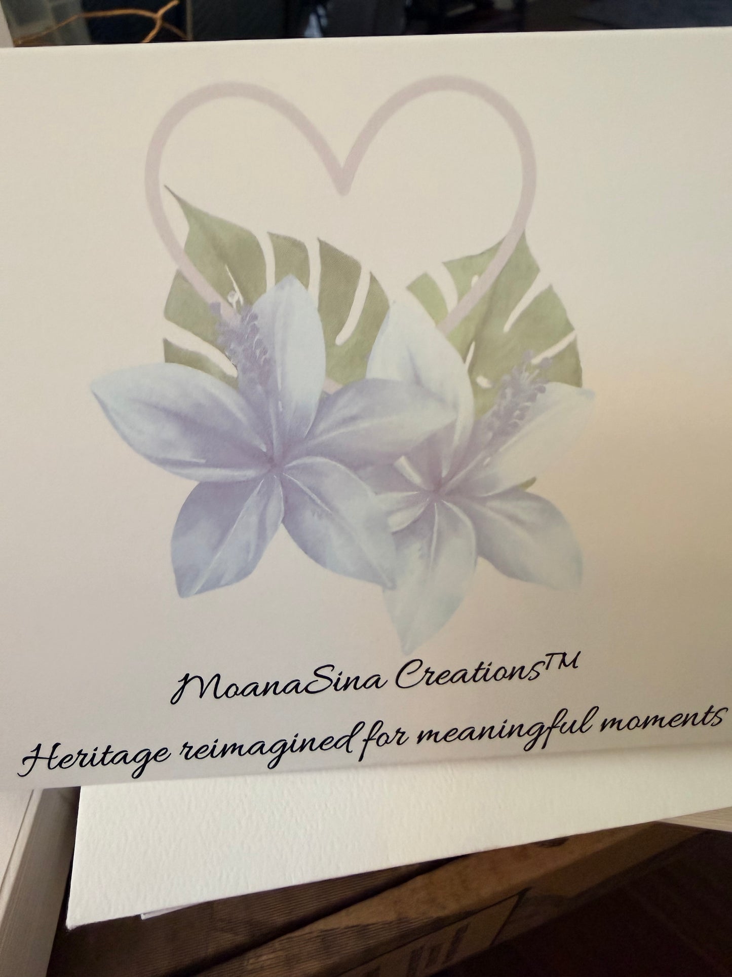 🌺💌 Alofa Bloom Heritage Greeting Card Single or Set