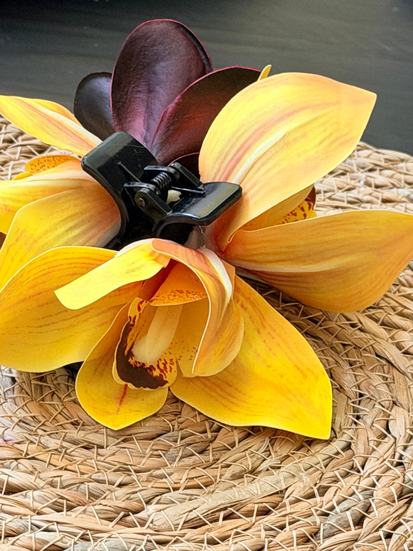 Tropical flower hair clip/hair claw designs by MoanaSina