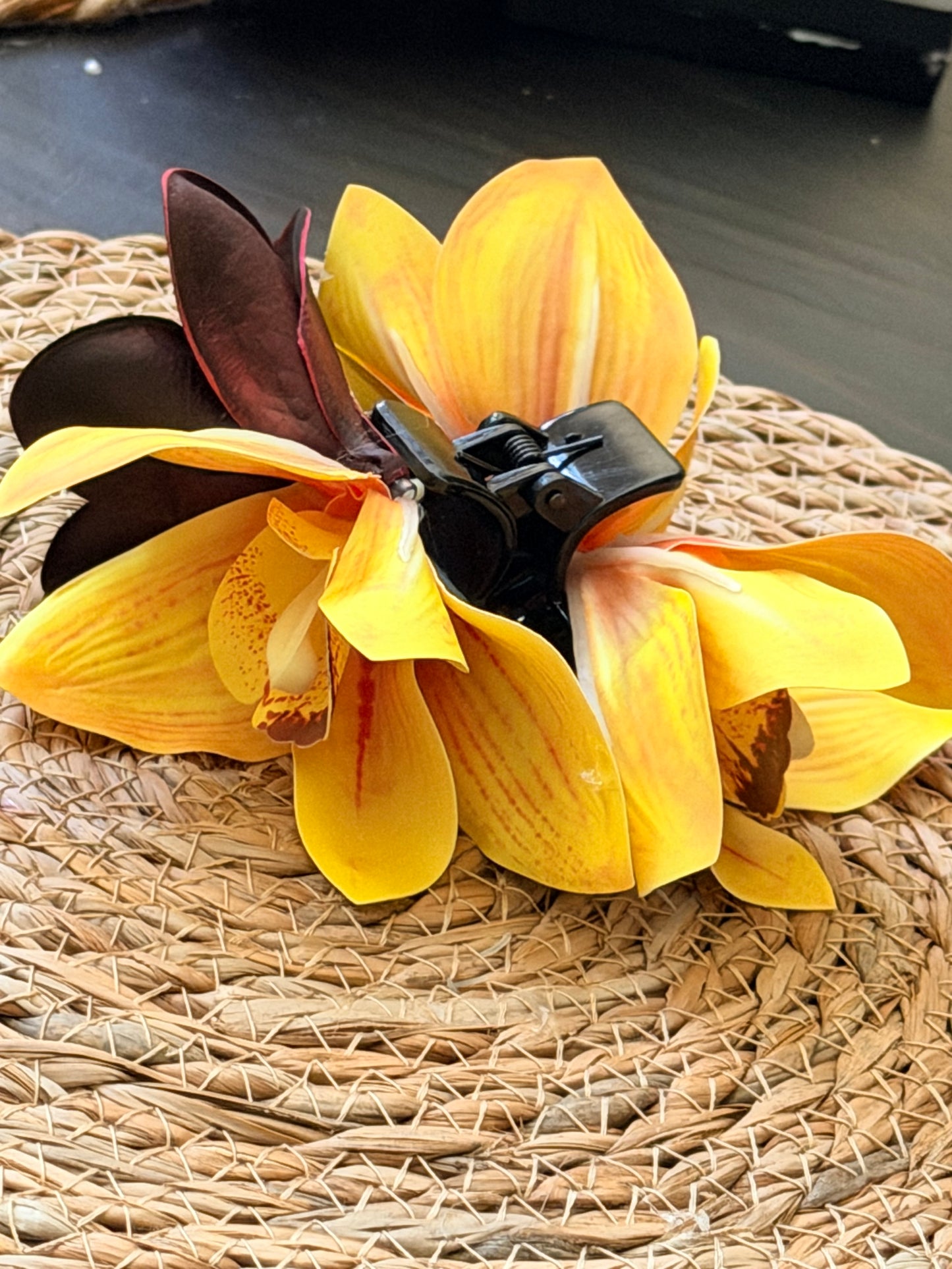 Tropical flower hair clip/hair claw designs by MoanaSina