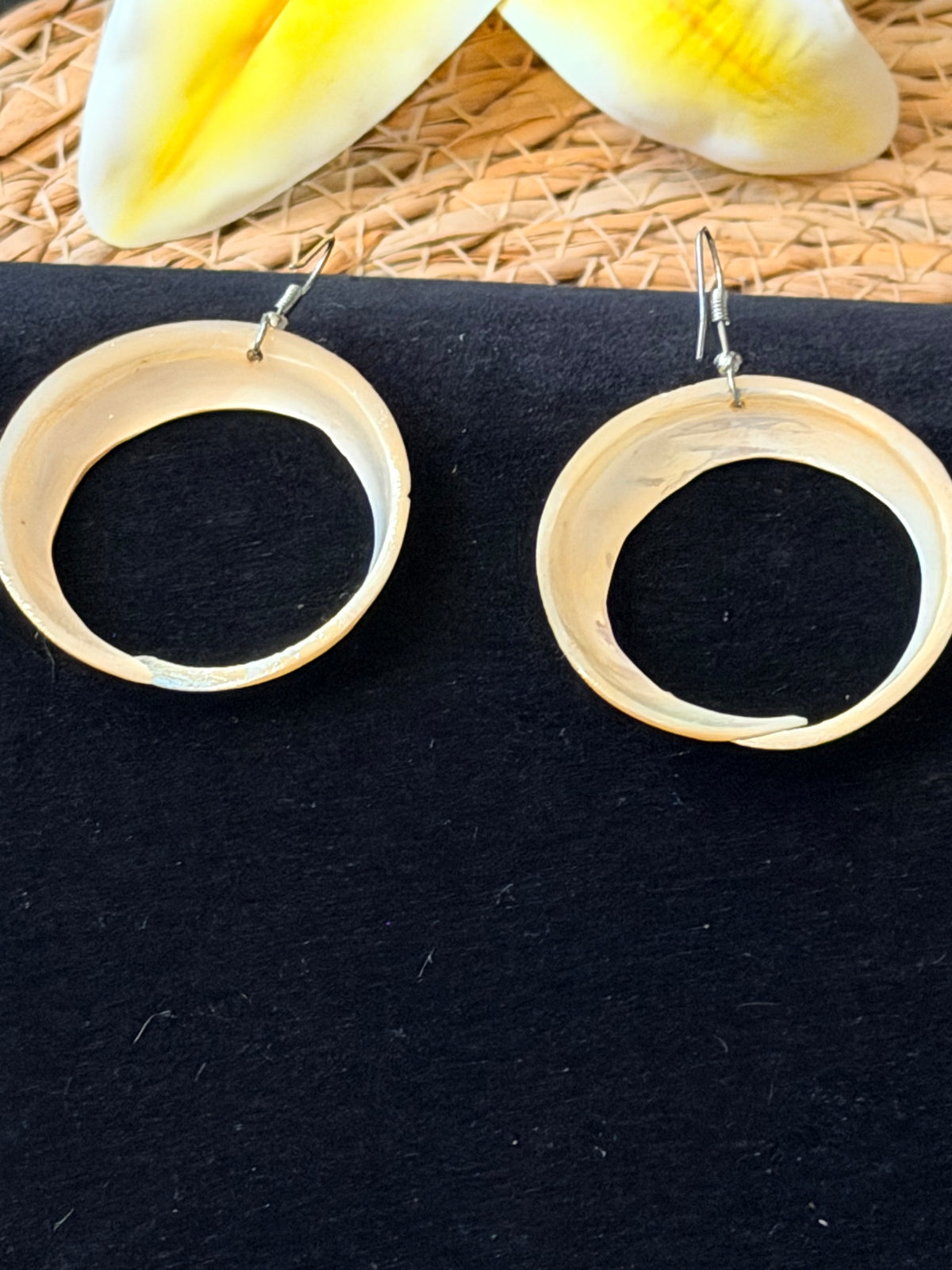 Jewel of the Islands – Mother-of-Pearl Designed Earrings