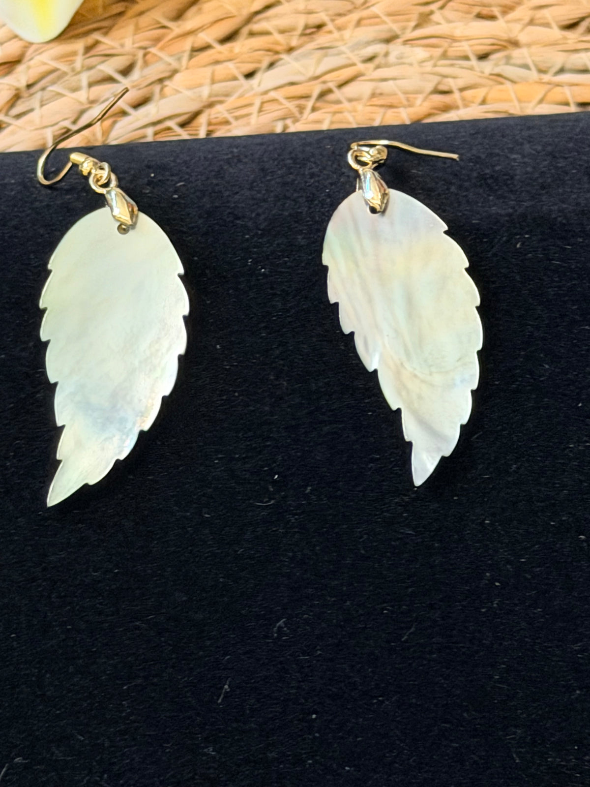 Jewel of the Islands – Mother-of-Pearl Designed Earrings