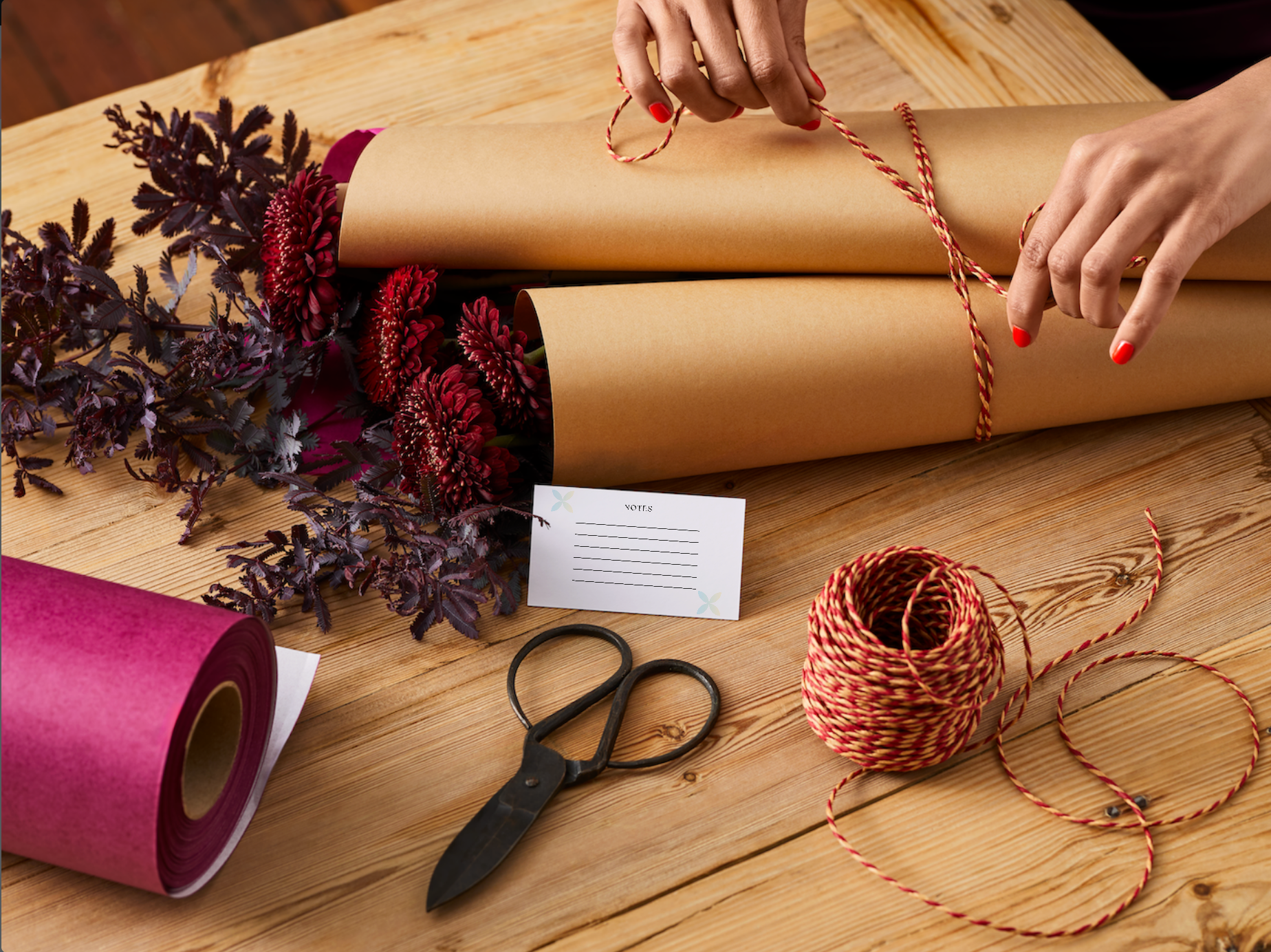 Green Flower custom Notecards (Lanu Meamata)  set of 5 or 10