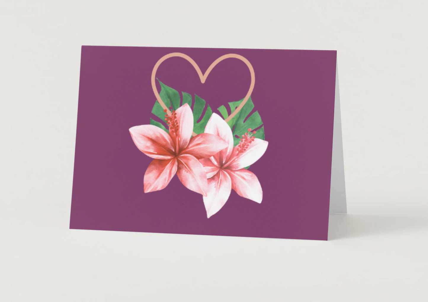🌺💌 Alofa Bloom Heritage Greeting Card Single or Set